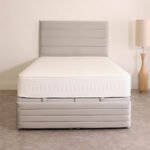 Shop the Britain Bed with panelled headboard & side panels. Proudly made in the UK, stylish velvet complete, high panel design & comfort.