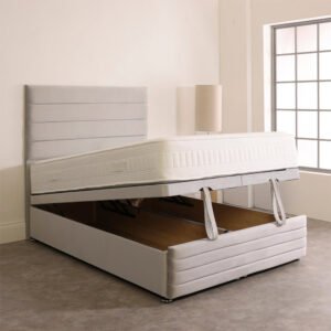 The Britain Bed With Panel Ottoman Bed