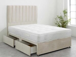 Britain divan panel bed with drawers