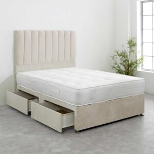Britain divan panel bed with drawers
