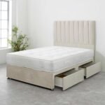 Britain divan panel bed with drawers