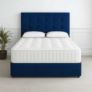 Britain cube divan small headboard beds with drawers
