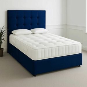 Britain cube divan small headboard beds with drawers