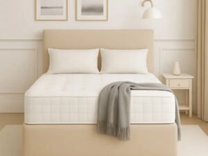 Britain divan cream bed with drawers