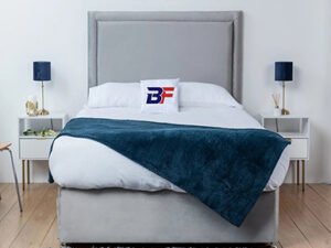 Britain divan square panelled bed