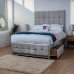 Modern Cube Bed Frame with Storage
