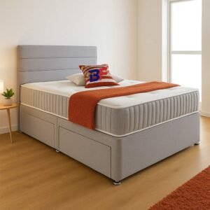 Britain Divan horizontal panel headboard