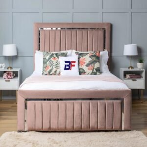 Britain Blush Headboard Panels Bed