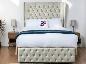 Britain Wingback Divan Oxford bed with storage
