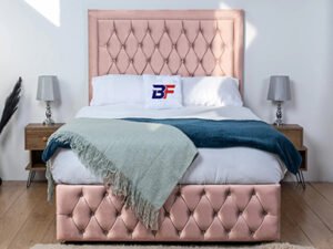 Divan Chesterfield bed with storage