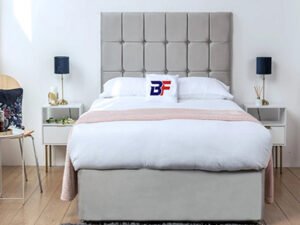 Britain divan square panelled bed