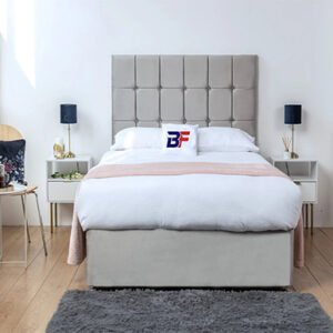 Britain divan square panelled bed