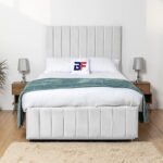 Divan channel tufted bed with storage
