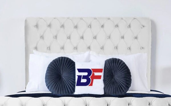 Britain sleigh bed with mattress