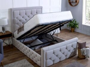 Britain upholstered storage bed