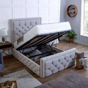Britain upholstered storage bed