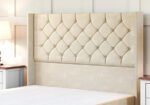 Britain divan wingback upholstered bed