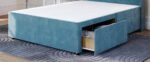 Britain divan cube winged bed frame with mattress