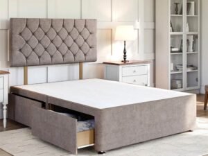 Britain divan bed frame bed with drawers