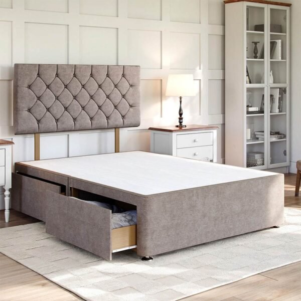 Britain divan bed frame bed with drawers