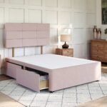 Britain cube divan bed with 4 drawers