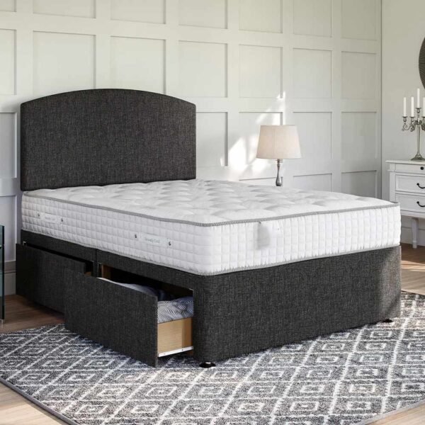 Britain divan dura beds frame with drawers