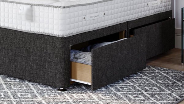 Britain divan dura beds frame with drawers