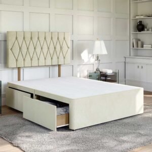 Britain divan Florida frame bed with drawers
