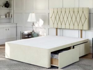 Britain divan Florida frame bed with drawers