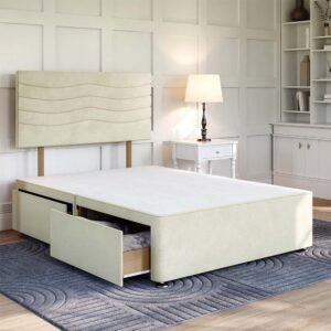 Shop Britain's cozy storage divan base with drawers- proudly made in the UK. Available as a double divan base with drawers and built-in storage.