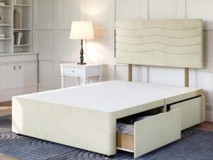 Shop Britain's cozy storage divan base with drawers- proudly made in the UK. Available as a double divan base with drawers and built-in storage.