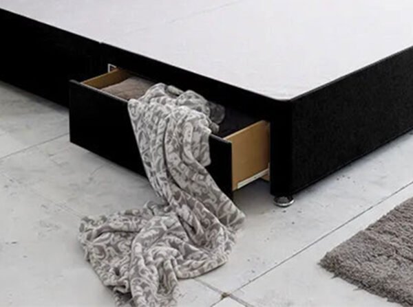 Britain Vertical Panel Bed Frame with Drawers