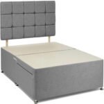 Britain Cube Cheap Divan Base With Drawers- proudly made in the UK, cheap cube bed frame, high-quality foam mattress. Fast UK delivery in 2-7 days