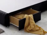 Britain Divan Wingback Panel Affordable Bed Frames With Drawers
