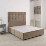 Britain Cube Divan Luxury Bed Frame With Drawers