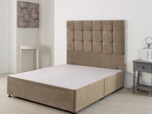 Britain Cube Divan Luxury Bed Frame With Drawers