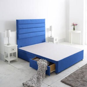 Britain Panel Line Custom Bed Frame With Storage