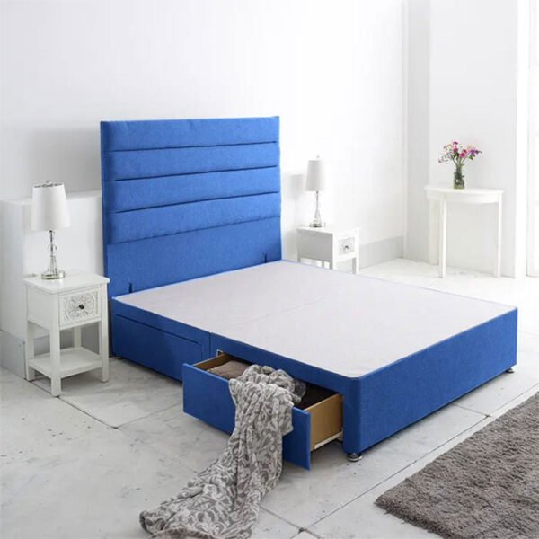 Britain Panel Line Custom Bed Frame With Storage