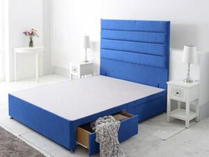 Britain Panel Line Custom Bed Frame With Storage