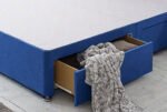Britain Panel Line Custom Bed Frame With Storage