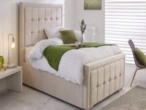 Britain bumper bed frame and mattress combo