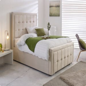 Britain bumper bed frame and mattress combo