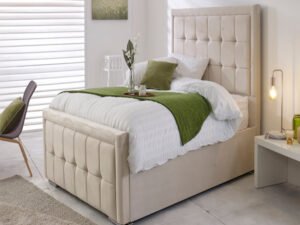 Britain bumper bed frame and mattress combo