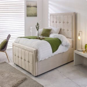 Britain bumper bed frame and mattress combo