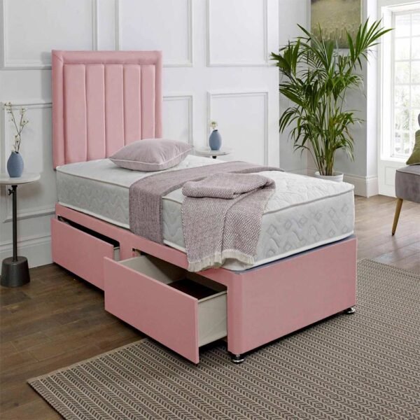 Britain single mid sleeper bed with mattress