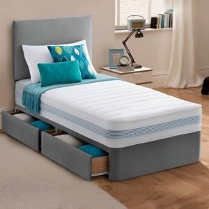 Britain single new bed with drawers
