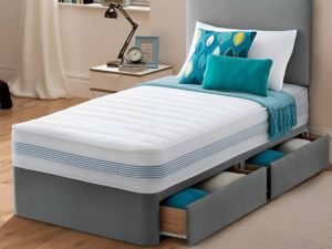 Britain single new bed with drawers