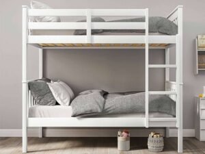 Britain Double white bunk bed